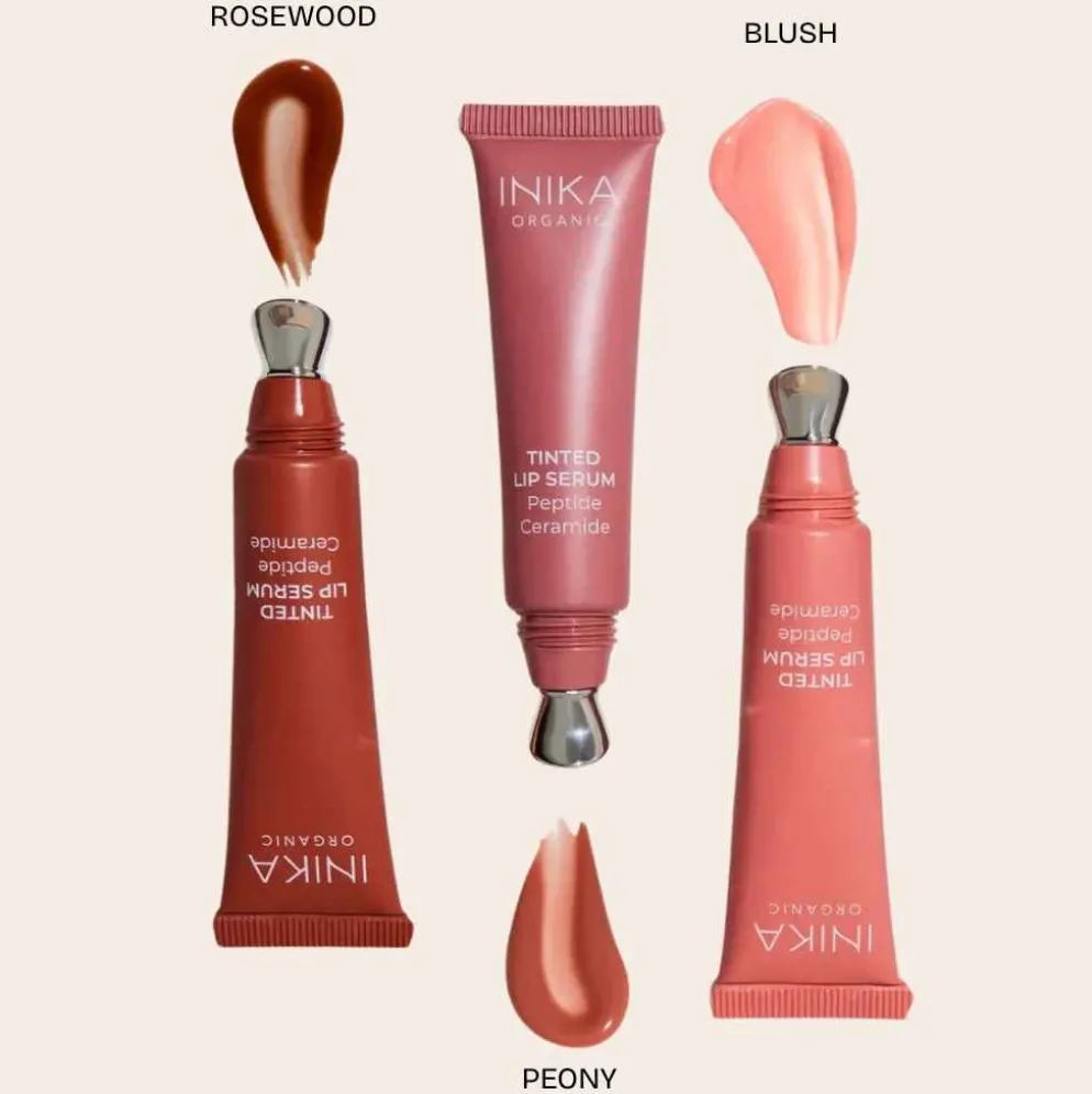 Huuliseerumi INIKA Organic Tinted Lip Serum Rosewood