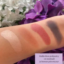 INIKA Organic Eyeshadow Quad luomiväripaletti Flowers