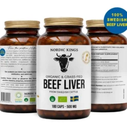 Nordic Kings Beef Liver maksakapselit 450mg, 180 kaps.