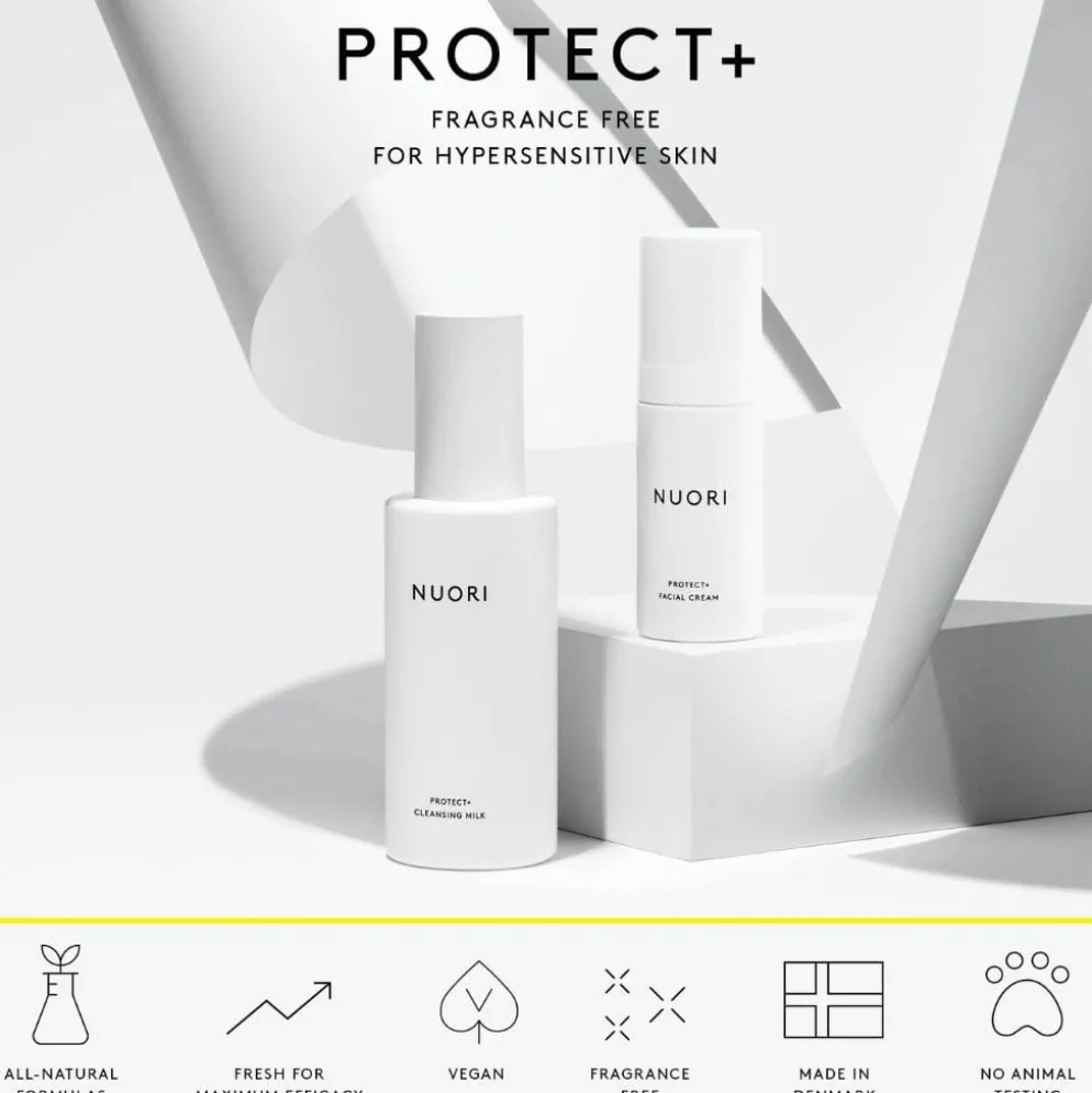 NUORI Protect+ puhdistusmaito herkälle iholle 150ml