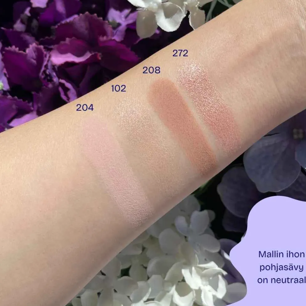 Pinkki luomiväri Zao Pearly 102 Pinky Beige