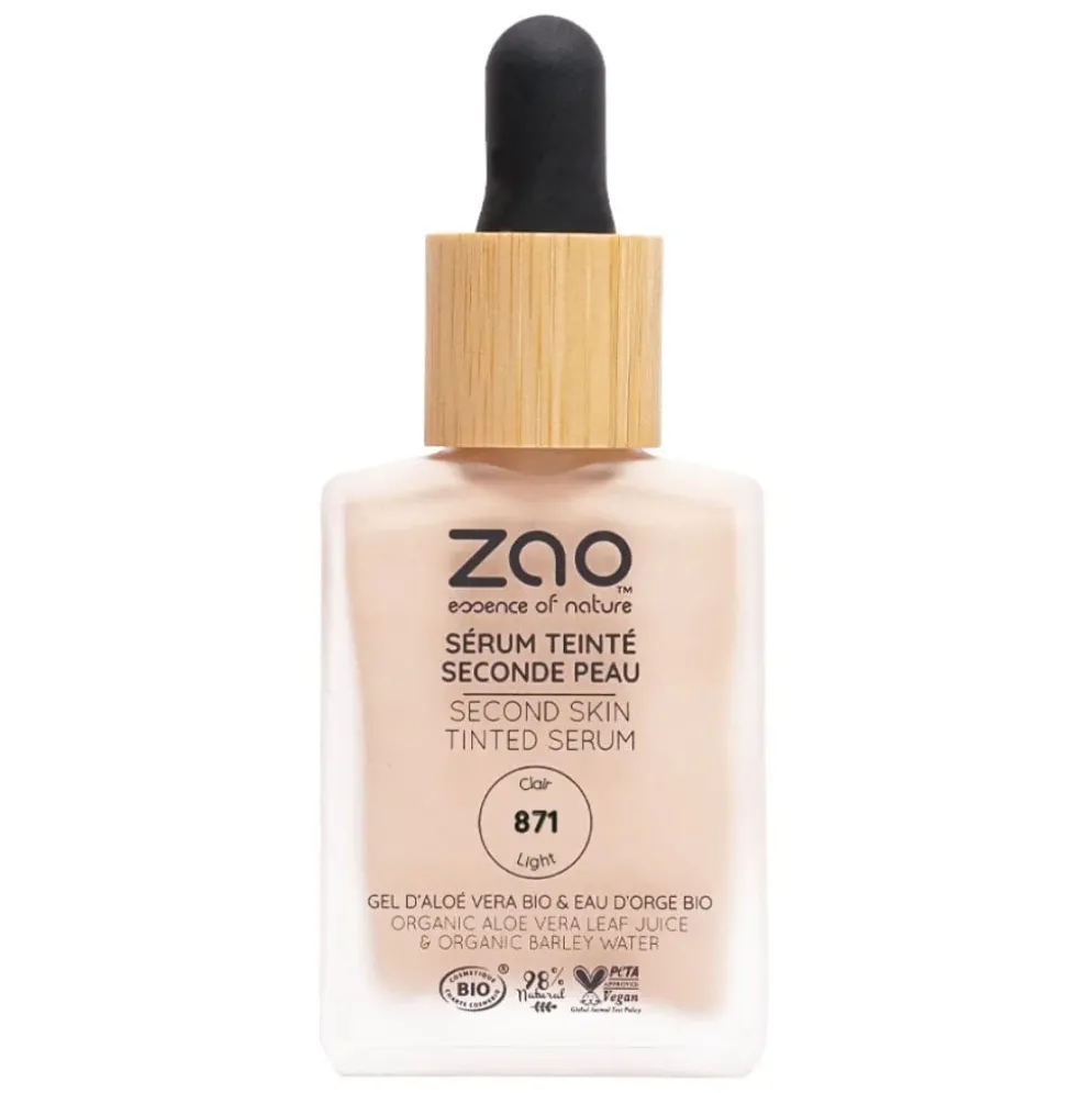 Seerumimeikkivoide Zao Second Skin Tinted Serum Foundation 30ml