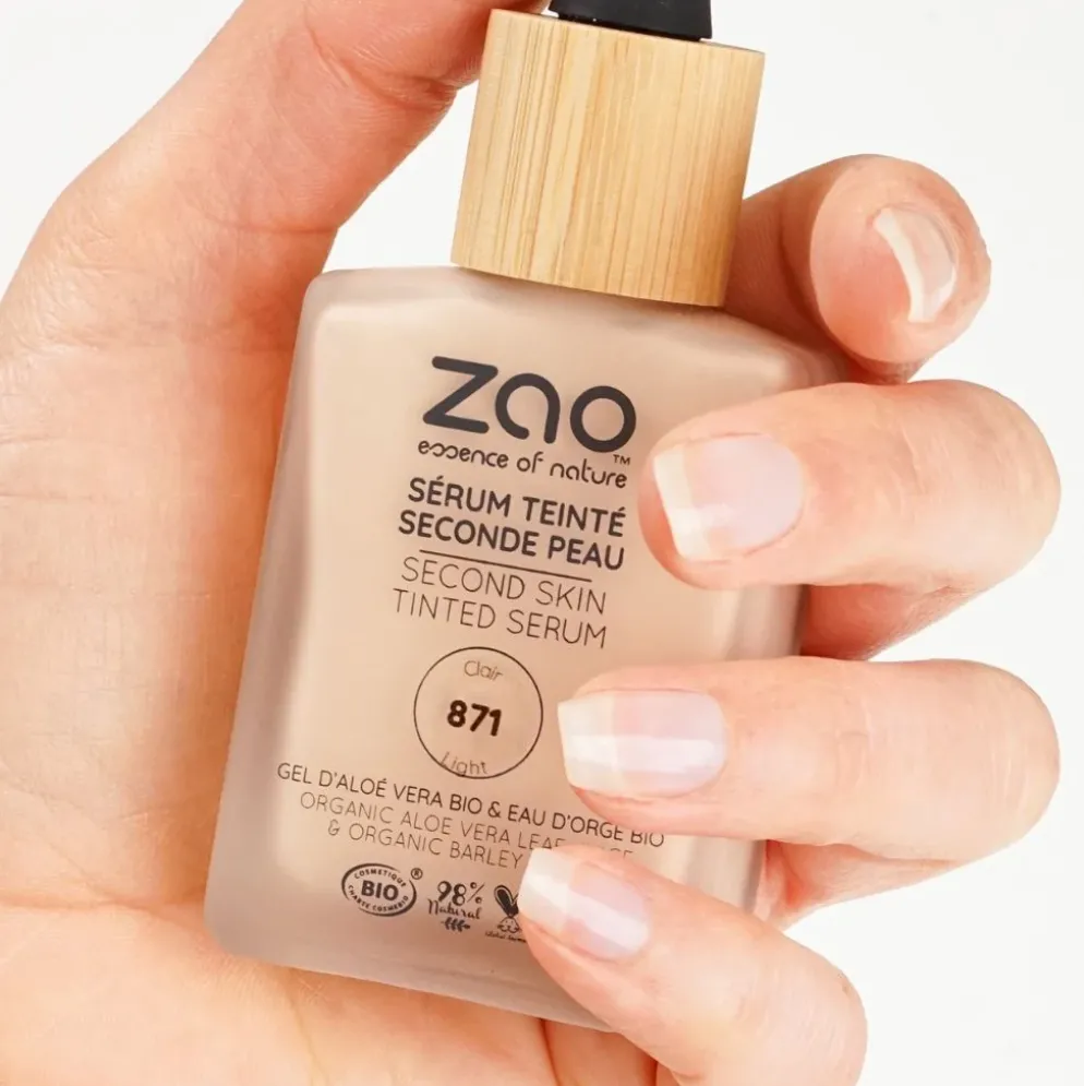 Seerumimeikkivoide Zao Second Skin Tinted Serum Foundation 30ml