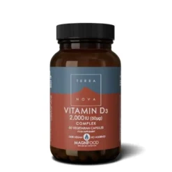 Terranova D3-vitamiini 50ug, 50 kaps.