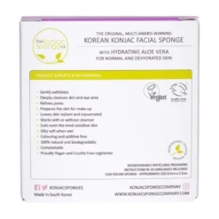 The Konjac Sponge Company Mandala Aloe Vera konjac sieni