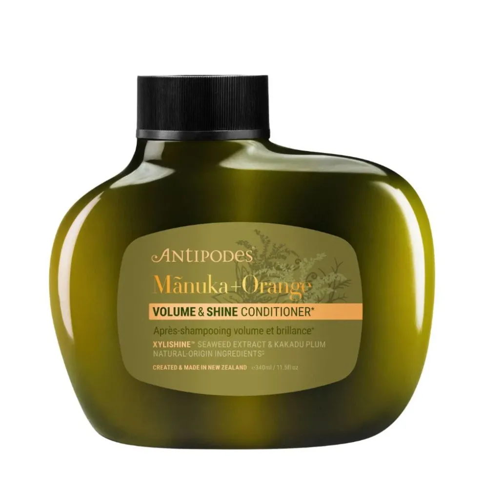 Tuuheuttava hoitoaine Antipodes Mānuka + Orange Volume & Shine