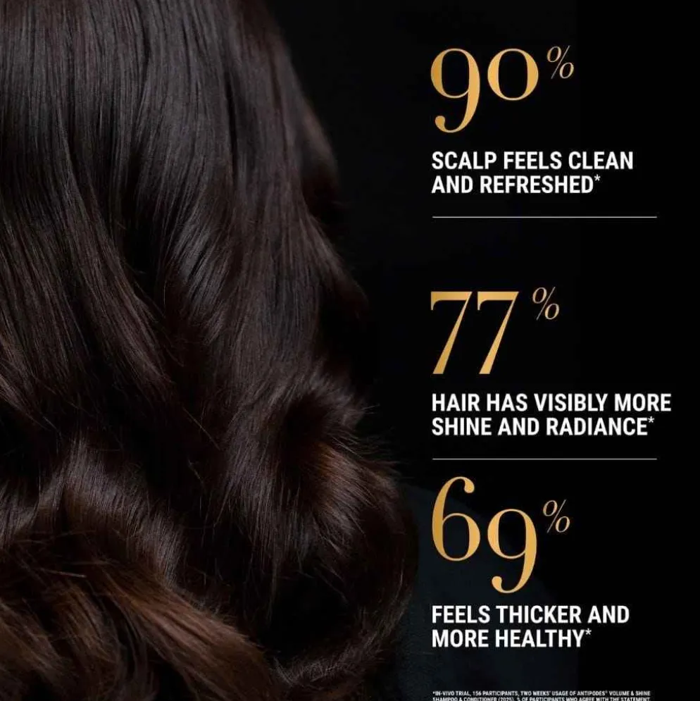 Tuuheuttava shampoo Antipodes Mānuka + Orange Volume & Shine