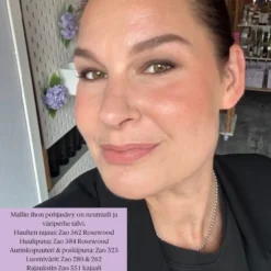 Vaaleanpunainen huulipunakynä Zao Jumbo Lip & Cheek 584 Rosewood