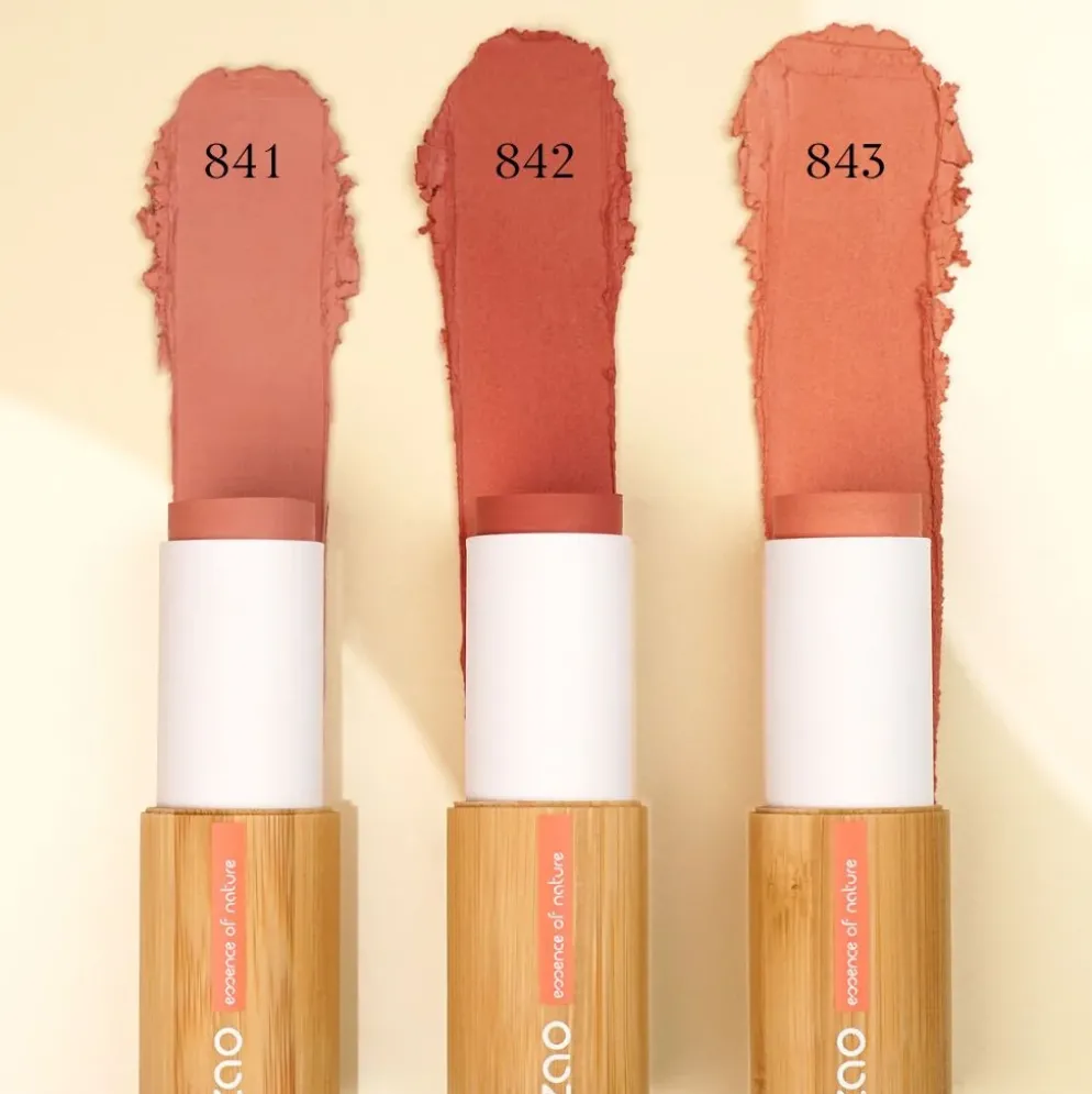 Zao Blush Stick 842 Poppy Pink
